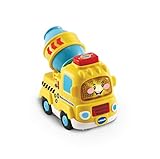 VTech Tut Tut Baby Flitzer - Betonmischer – Spielzeugauto mit Musik, aufleuchtender...