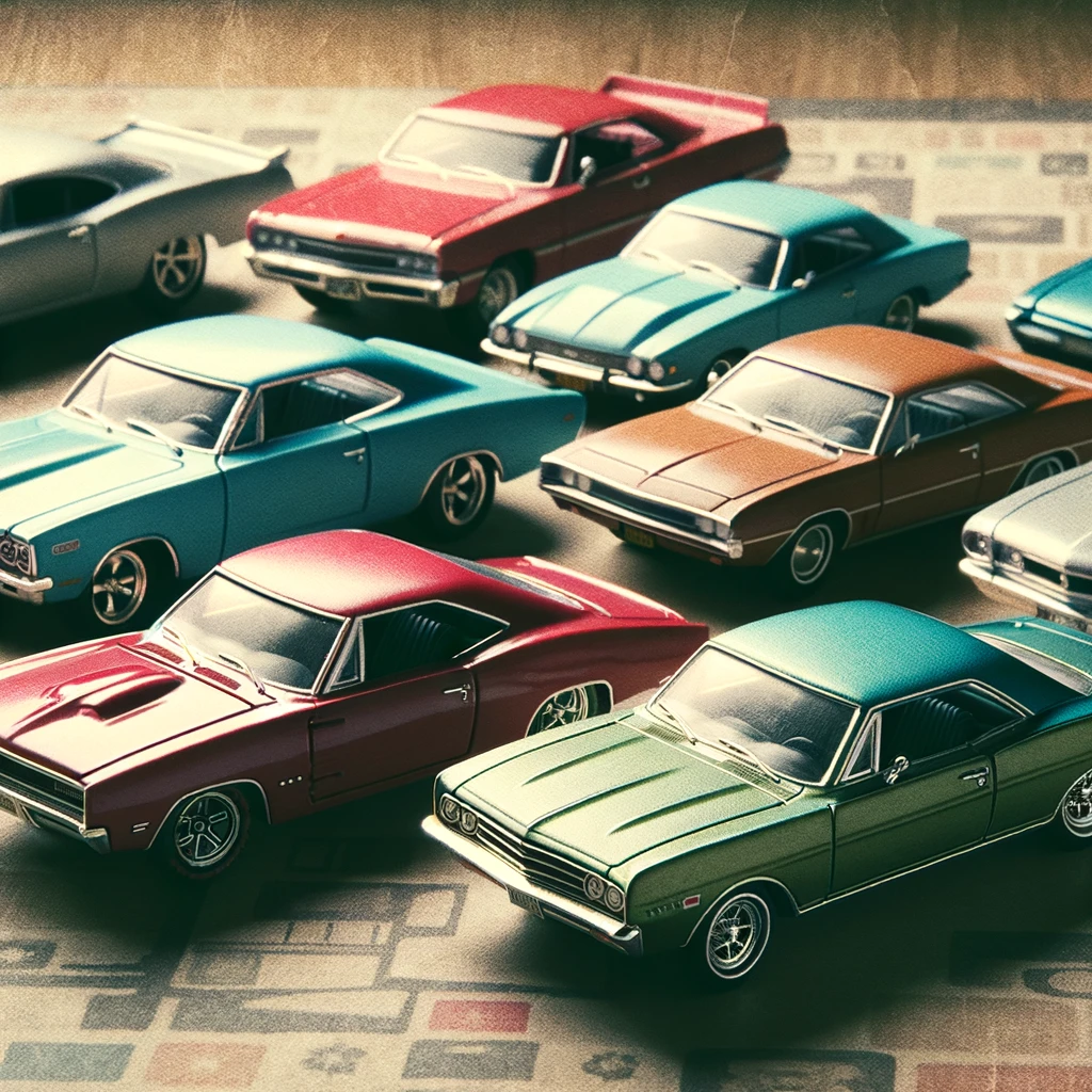 Auch in den 1960ern schon beliebt: Modellbauautos!